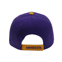 Minnesota Team Color City Name Embroidered Baseball Cap