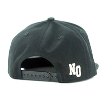 New Orleans 2-Tone Split Text Adjustable Snapback Baseball Cap (Black)