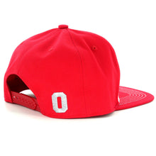 Ohio 2-Tone Adjustable Snapback Baseball Cap (Red)