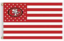 NFL Stars and Stripes 3'x5' Indoor/Outdoor Team Nation Flags