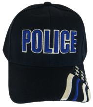 Police Law Enforcement Adjustable Baseball Cap (Navy)