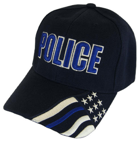 Police Law Enforcement Adjustable Baseball Cap (Navy)