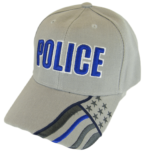 Police Law Enforcement Adjustable Baseball Cap (Gray)
