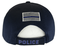 Police Law Enforcement Adjustable Baseball Cap (Navy)