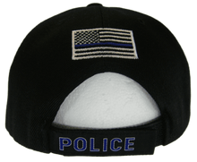 Police Law Enforcement Adjustable Baseball Cap (Black)