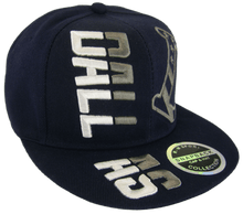 Dallas Raised Text Adjustable Snapback Baseball Cap (Navy)