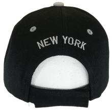 New York Window Shade Font Men's Adjustable Baseball Cap (Black/Gray)