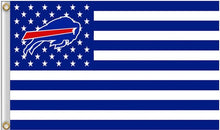 NFL Stars and Stripes 3'x5' Indoor/Outdoor Team Nation Flags