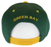 Green Bay Bold Script Men's Adjustable Snapback Baseball Caps (Green/Gold-2)