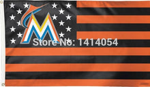 MLB Stars and Stripes 3'x5' Indoor/Outdoor Team Nation Flags