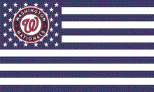 MLB Stars and Stripes 3'x5' Indoor/Outdoor Team Nation Flags